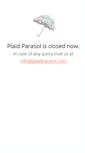 Mobile Screenshot of plaidparasol.com